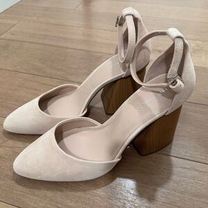 Vince Camuto Ankle Strap Block Heels